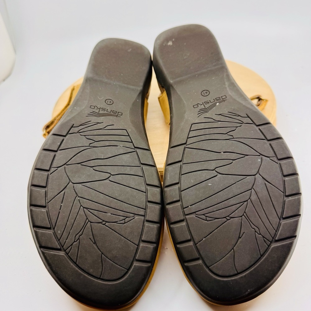 Dansko Rowan Shoes Womens 10.5 EU 41 Honey Brown Nubuck Comfort Casual - Picture 7 of 9